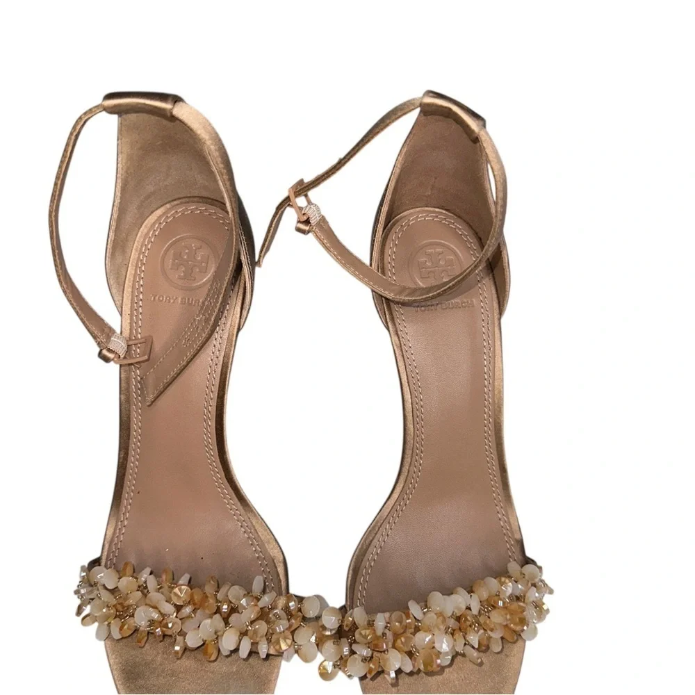 Tory Burch Embellished Heels stilettos size 8 GUC